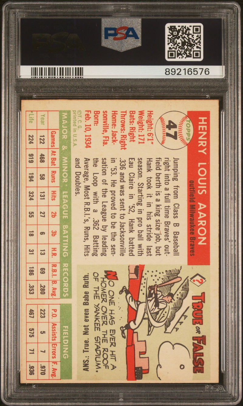 Hank Aaron 1955 Topps 