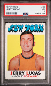 Jerry Lucas 1971 Topps #81 PSA 7