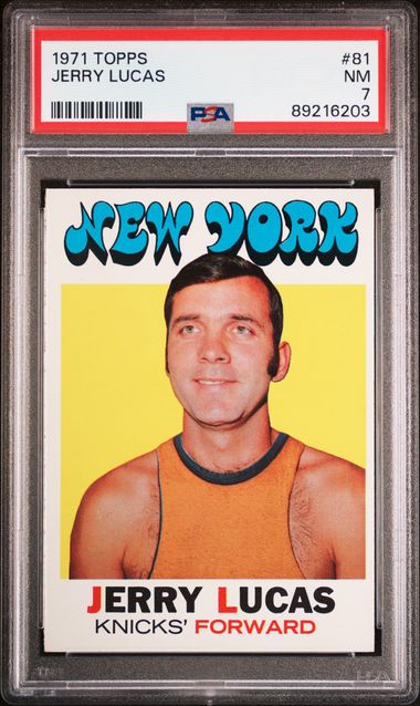 Jerry Lucas 1971 Topps #81 PSA 7