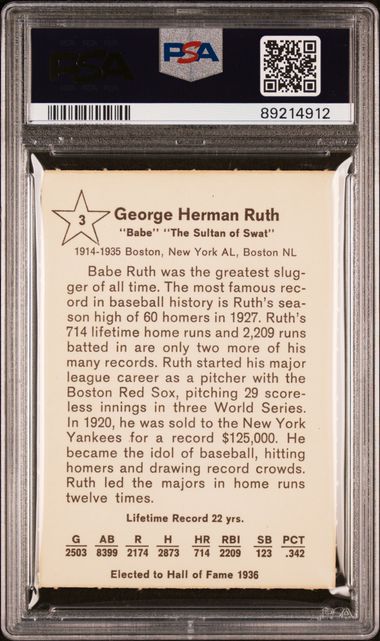Babe Ruth 1961 Golden Press 
