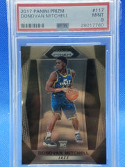 Donovan Mitchell  2017 Panini Prizm PSA 9 Prizm