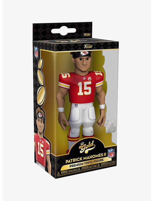 Funko GOLD Patrick Mahomes premium vinyl figure red/home jersey