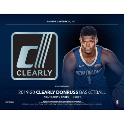 2019-20 Panini Clearly Donruss Basketball Hobby 12 Box Case
