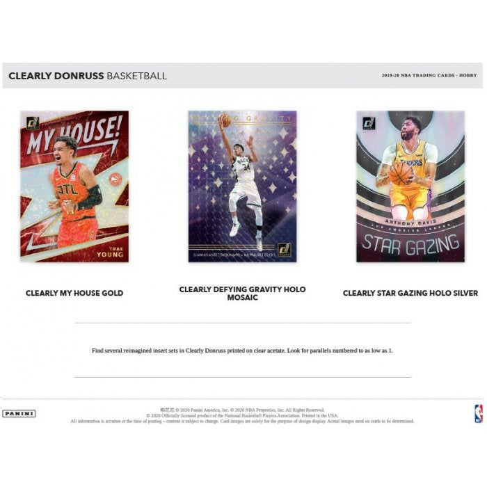 2019-2020 Donruss Basketball deals Hanger Box