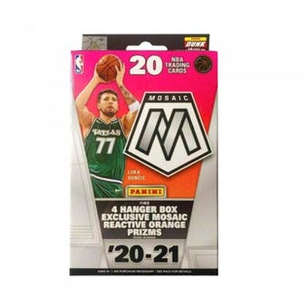 2020-21 Panini Mosaic NBA Hanger Box