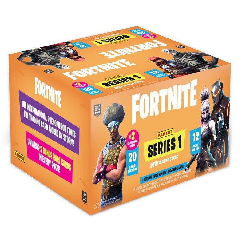 2019 Panini Fortnite Series 1 Trading Cards Fat Pack Box (Italy)