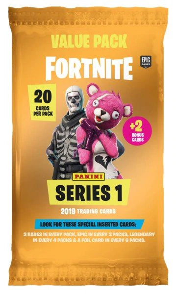 2019 Panini Fortnite Series 1 Trading Cards Fat Pack (Italy)