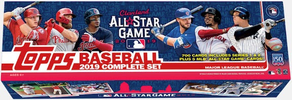 2019 Topps Baseball Cleveland All Star Game Complete Set