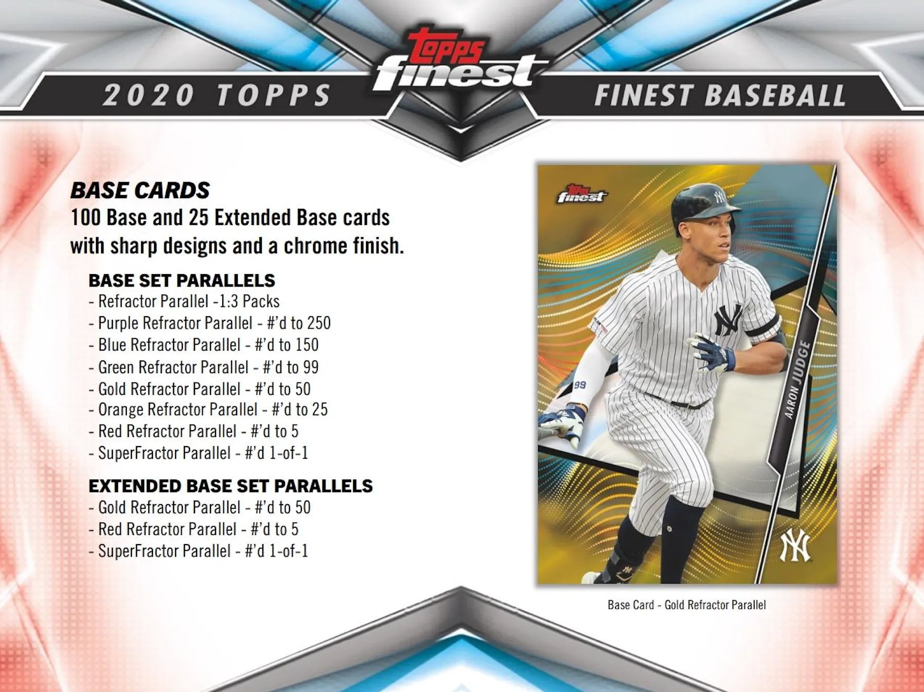 2020 Topps Finest Baseball Hobby Box