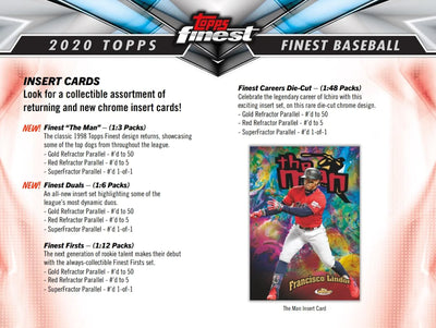 2020 Topps Finest Baseball Hobby Box