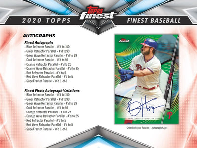 2020 Topps Finest Baseball Hobby Box