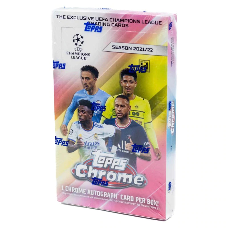 2021-22 Topps Chrome UEFA Champions League Hobby Box