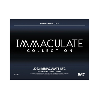 2022 Panini Immaculate UFC Hobby 5 Box Case