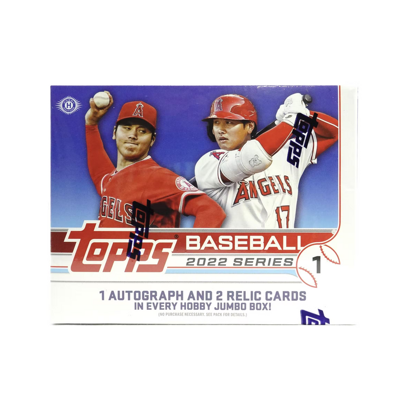 2022 Topps Series 1 Baseball Jumbo 6 Box Case