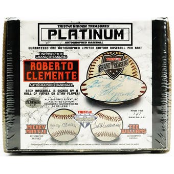 2021 TriStar Hidden Treasures Platinum Autographed Baseball Hobby Box