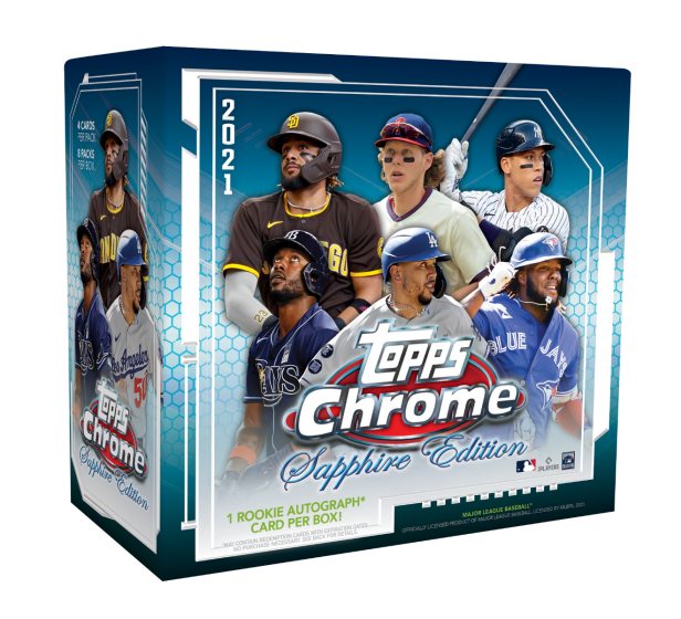 2021 Topps Baseball Chrome Baseball Sapphire Edition