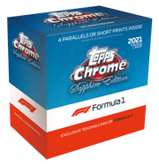 2021 Topps Chrome Formula 1 Racing Sapphire Edition Box