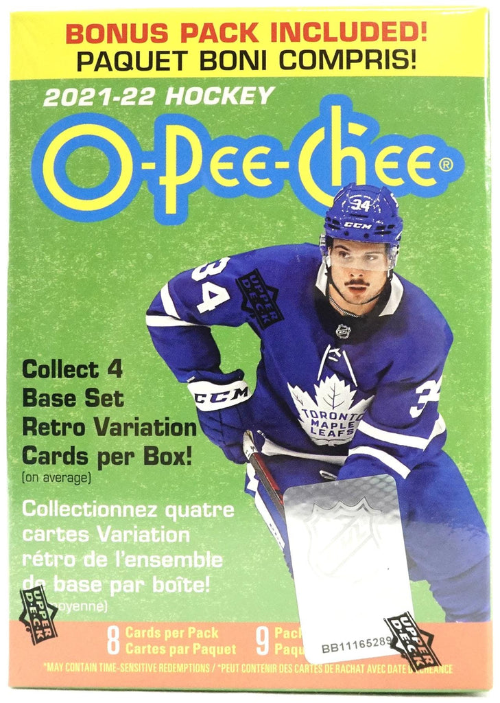 2021-22 Upper Deck Hockey O-Pee-Chee Blaster Box