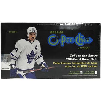 2021-22 Upper Deck O-Pee-Chee Hobby Box