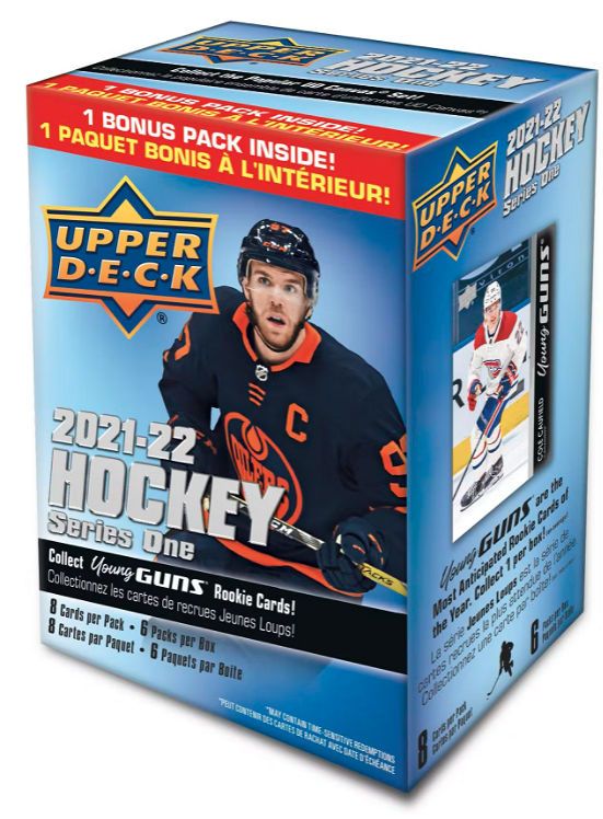 2021-22 Upper Deck Hockey Series 1 Blaster Box