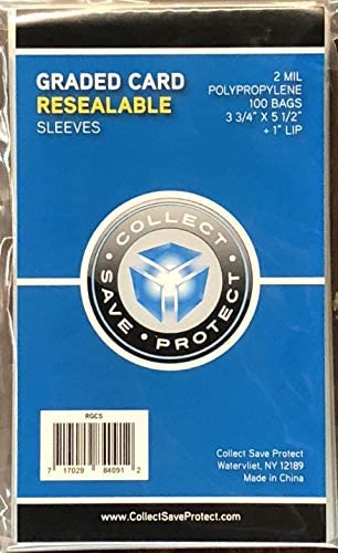 CSP Resealable Graded Card Sleeves