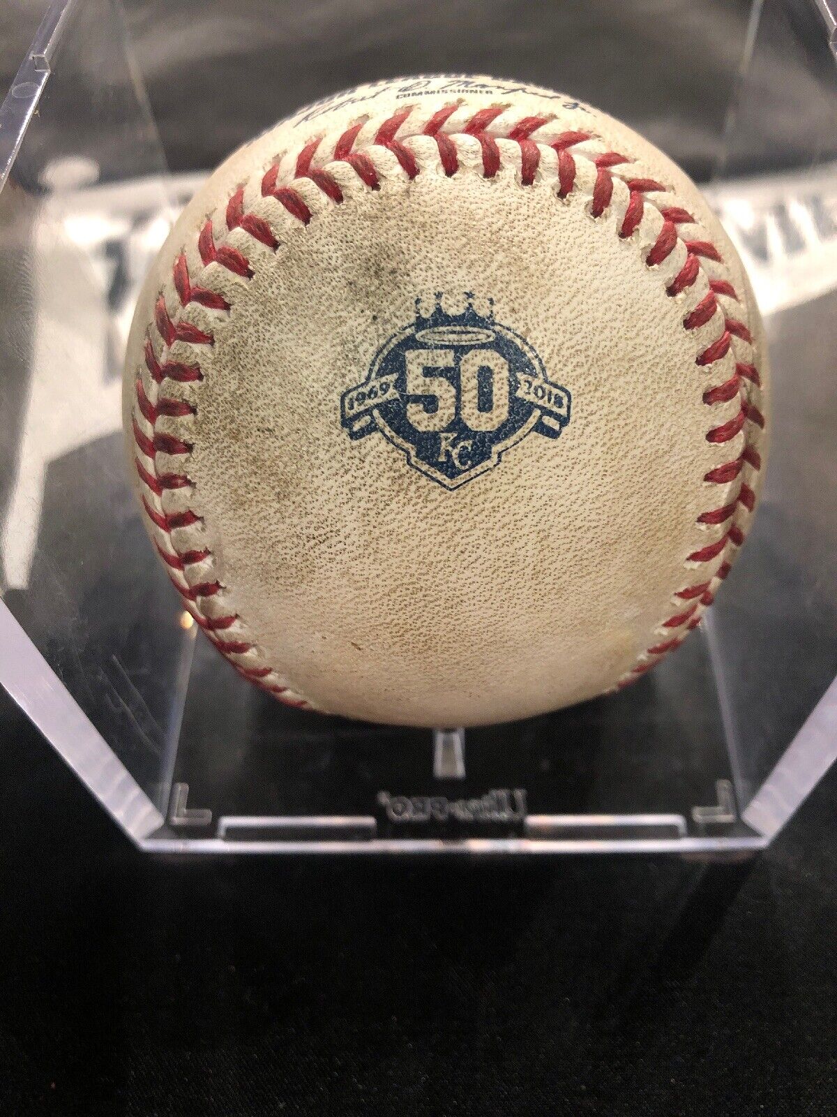 Gary Sanchez Game Used MLB Authenticated Single Auto Logo Baseball 5/19/18