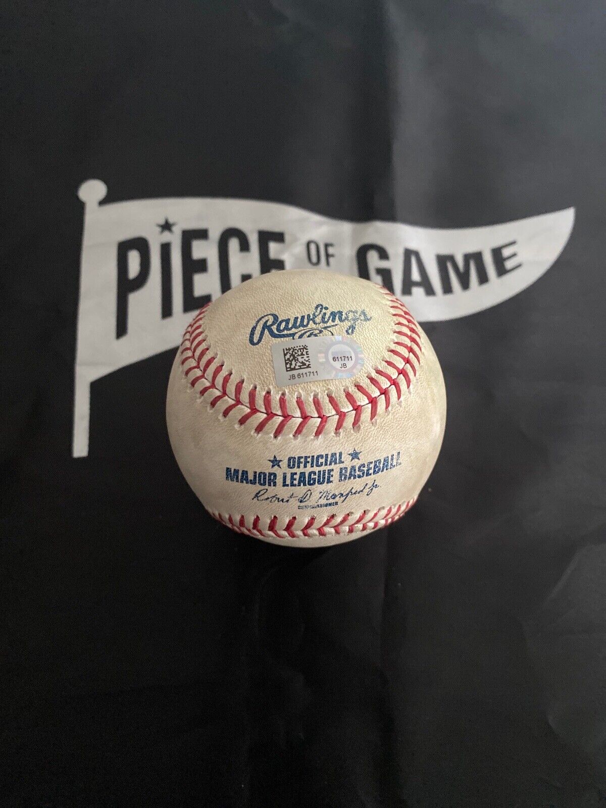 Giancarlo Stanton MLB Game Used Single Baseball 5/10/17 Hit #824  MVP Year