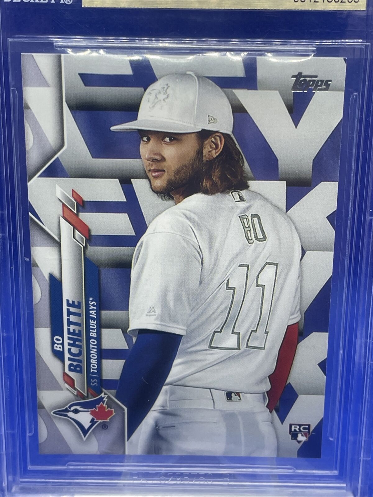 2020 Absolute Bo Bichette Rc Rookie Materials Jersey Red 82/99