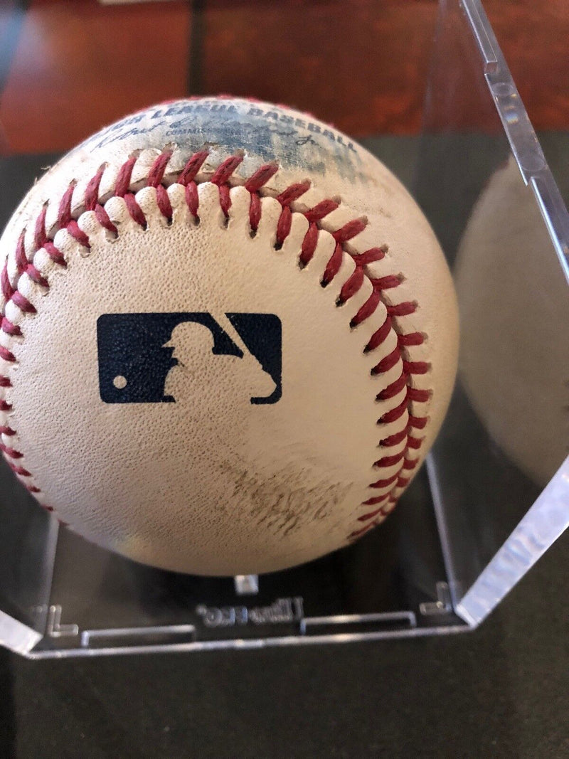 Aaron Judge MLB Game Used Rookie Year Baseball 9/27/2017 Yankees vs Rays