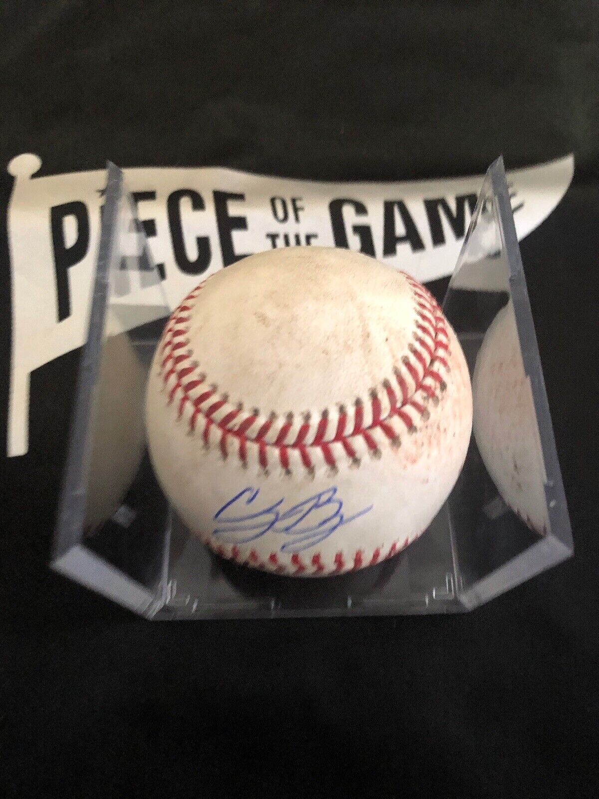 Cody Bellinger MLB Game Used Double Baseball 7/9/18 Career Hit #204 Double #44