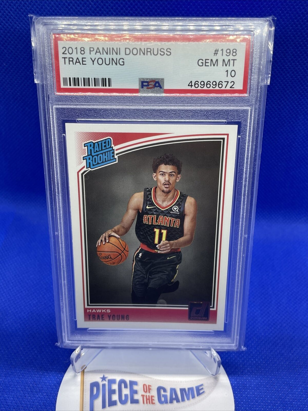 2018-19 Panini Dominion Trae Young Rookie RC #94/199 BGS 8.5