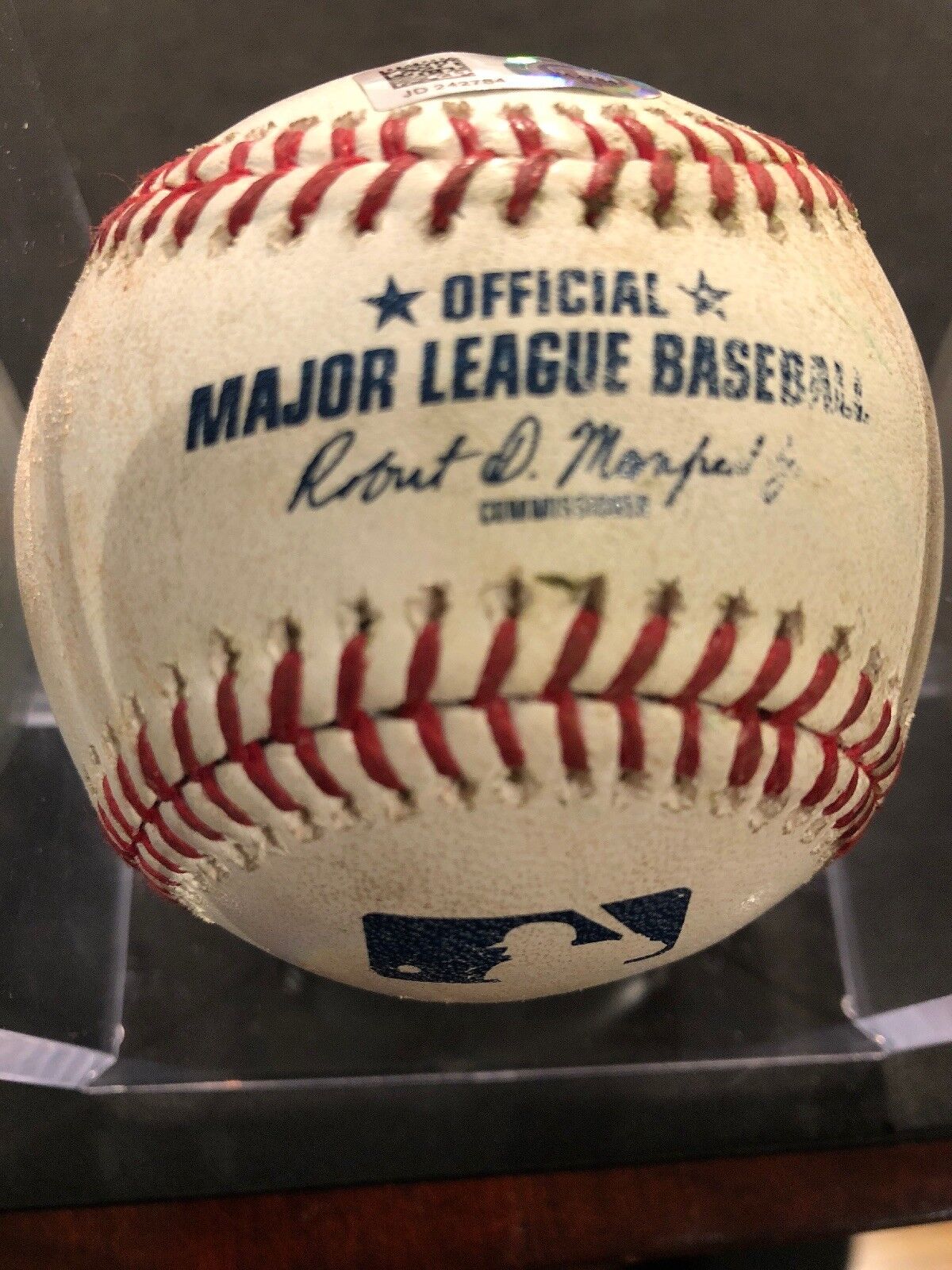 Cody Bellinger MLB Game Used Double Baseball 5/16/18 Career Hit #171 Double #35