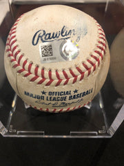 Bryce Harper MLB Game Used Single 6/8/17 Hit #713   Dual Single Ball Wilmer Difo