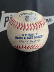 Giancarlo Stanton MLB Game Used Single Baseball 5/10/17 Hit #824  MVP Year
