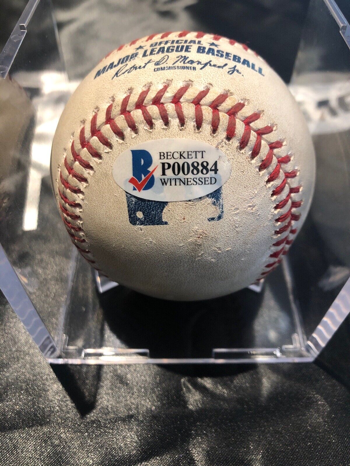 Juan Soto MLB Game Used Triple Signed Baseball 5/23/19 Career Triple #2 Nats