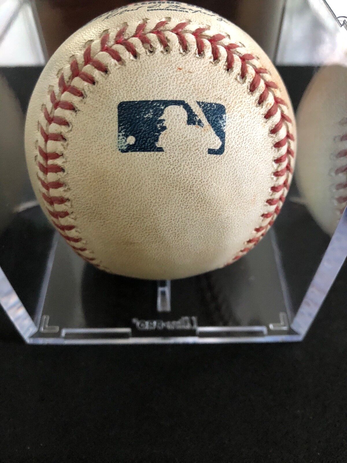 Clint Frazier MLB Debut Game Used Autographed and Inscribed Baseball 7/1/17