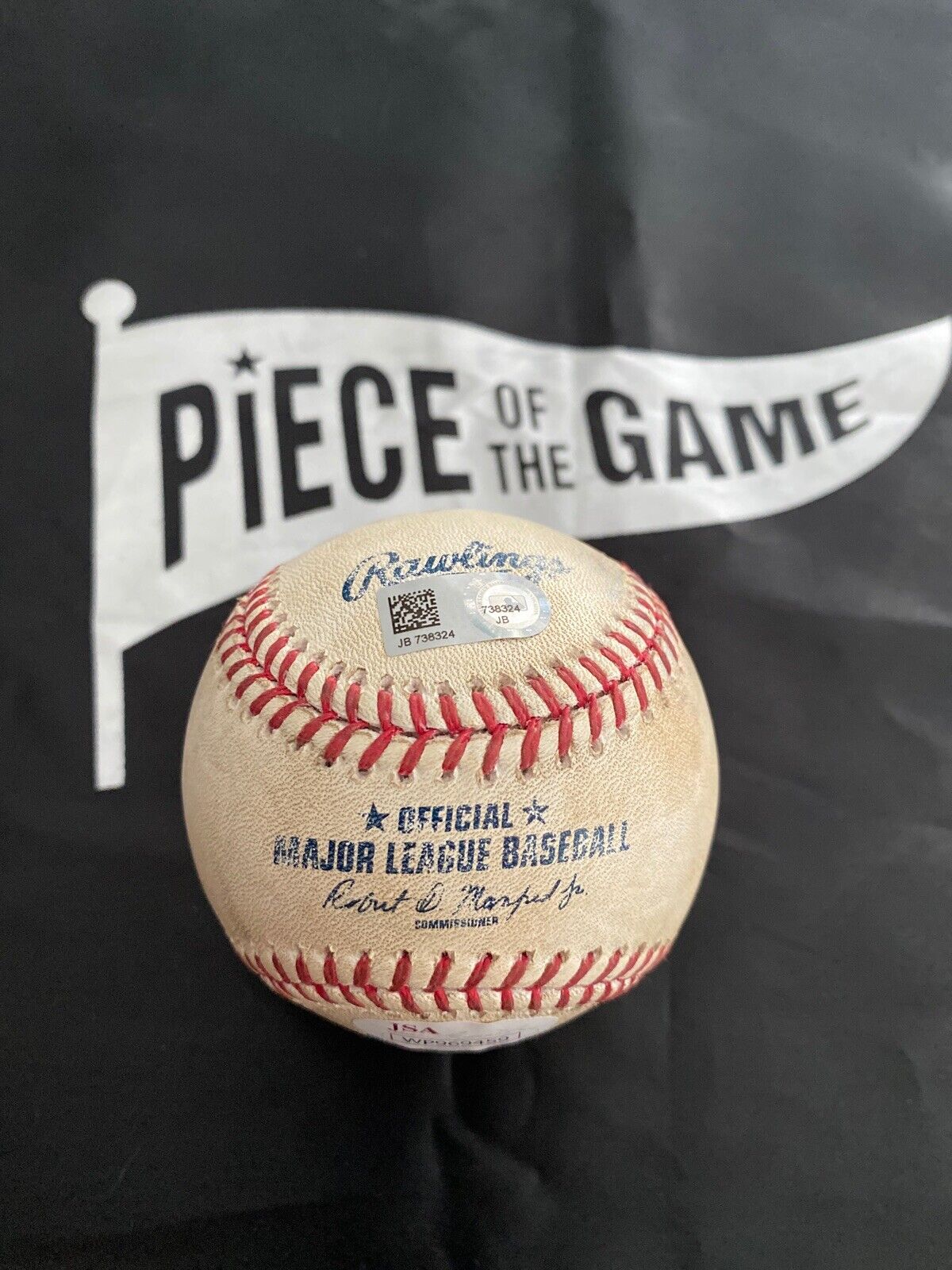 Carlos Correa MLB Game Used Double 2 RBI Autographed Baseball Hit #287 Astros