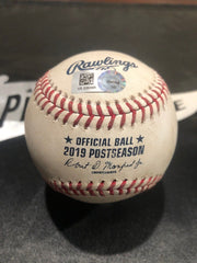 Cody Bellinger MLB Game Used NLDS Double Baseball 10/6/19 Dodger MLB MVP