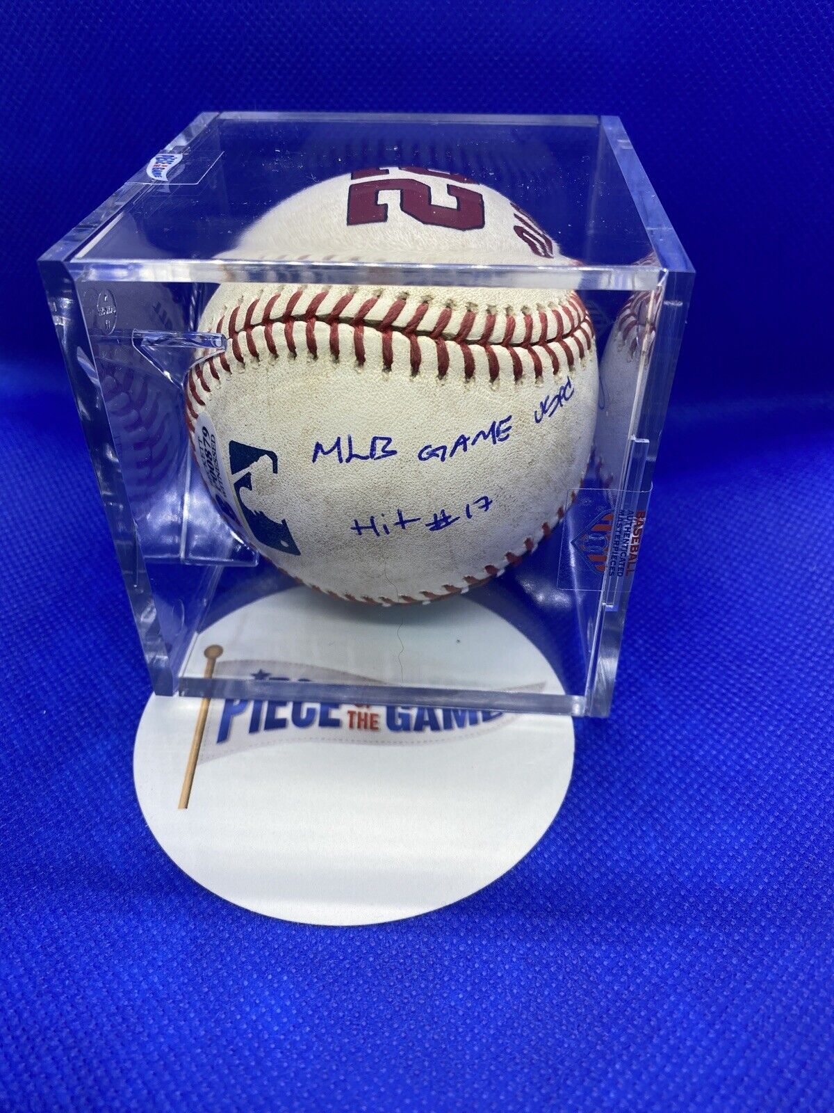 Juan Soto Baseball Authenticated Masterpieces Game-Used, Autographed Baseball