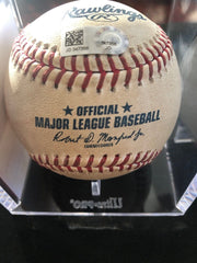 Fernando Tatis Jr. MLB Game Used Single Baseball 4/11/19 Career Hit #11 Padres