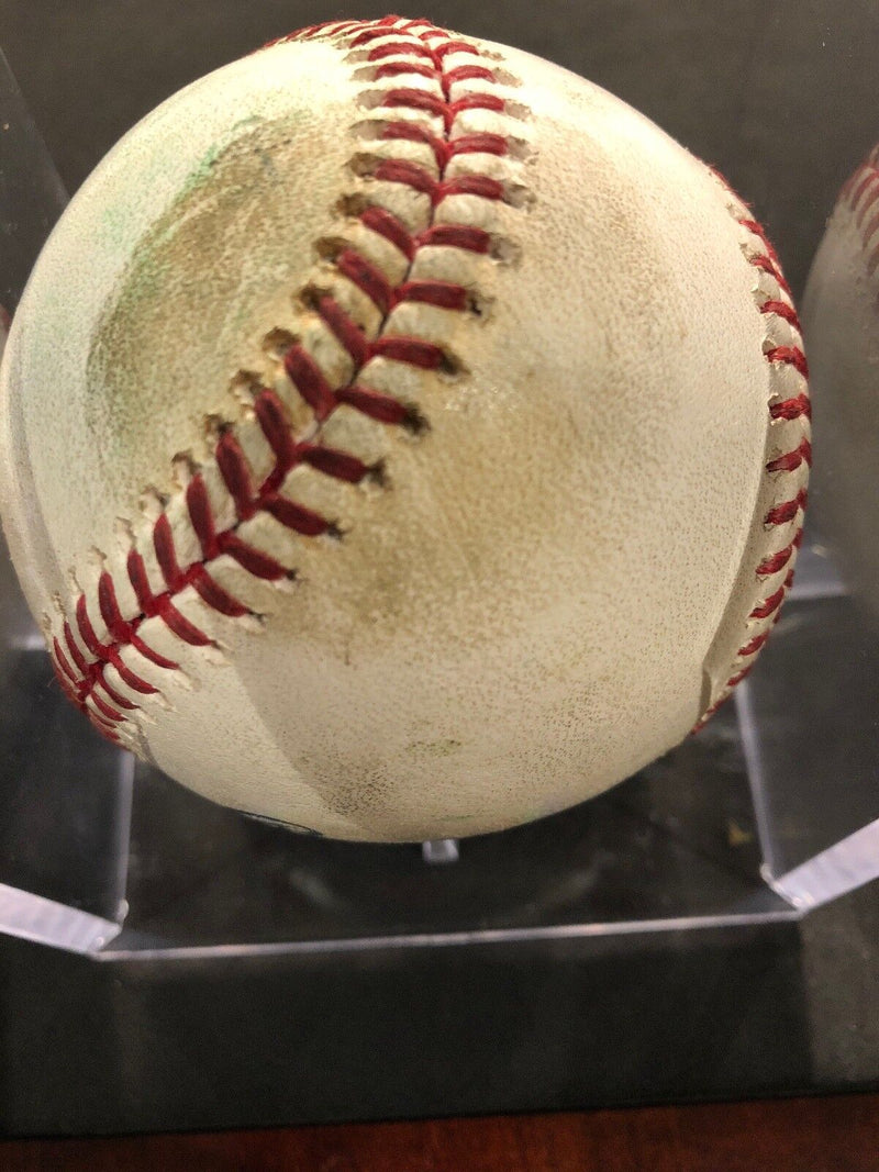 Cody Bellinger MLB Game Used Double Baseball 5/16/18 Career Hit 