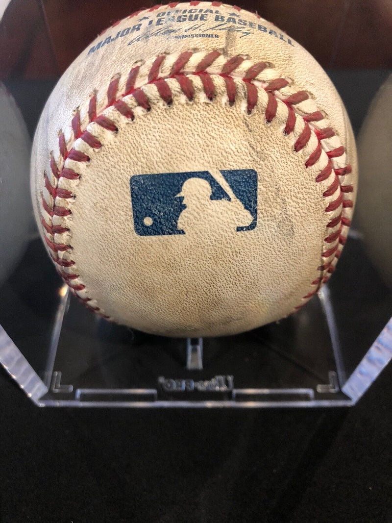 Clayton Kershaw MLB Game Used Foul Ball Baseball 7/31/14 Atlanta at Dodgers MVP