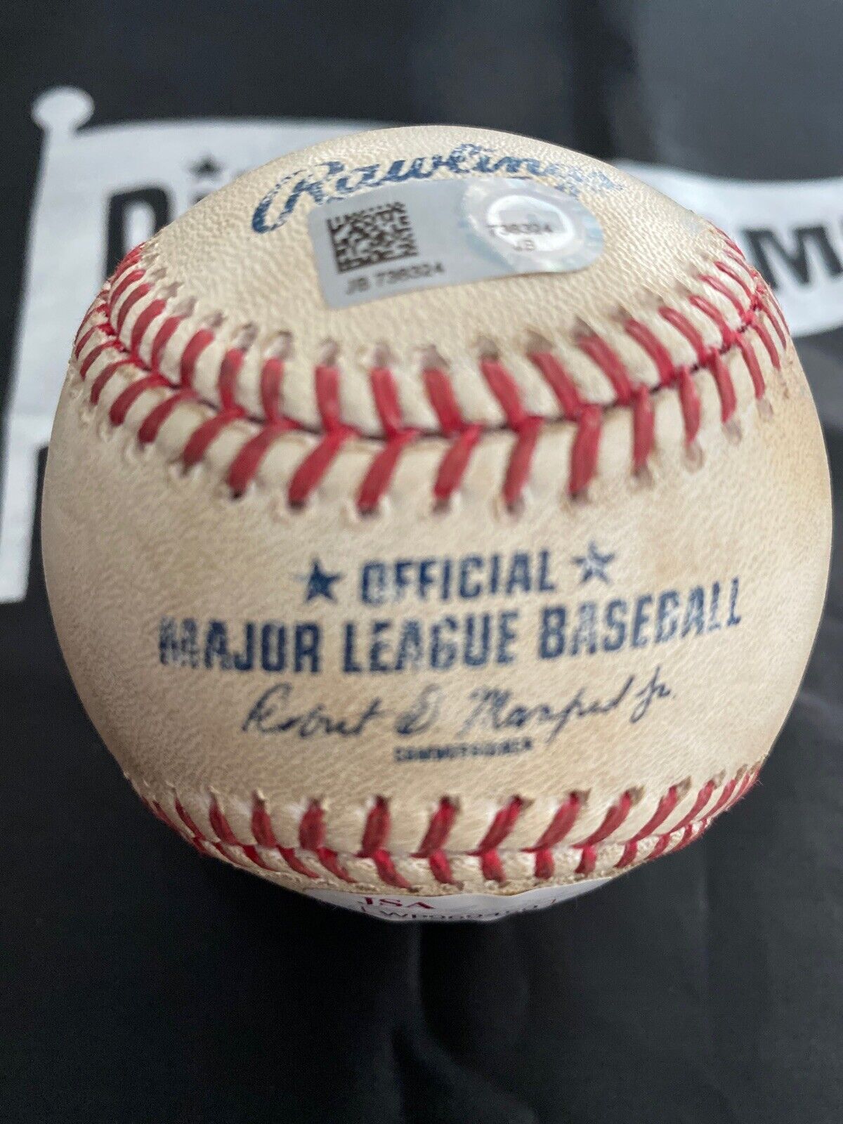 Carlos Correa MLB Game Used Double 2 RBI Autographed Baseball Hit #287 Astros