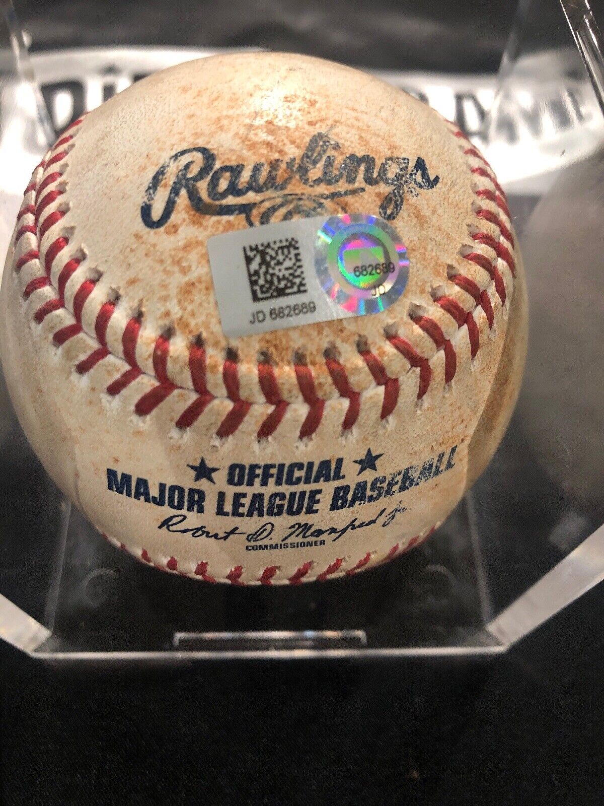 Austin Meadows MLB Game Used Double Baseball 6/14/19 Career Double #24 All Star