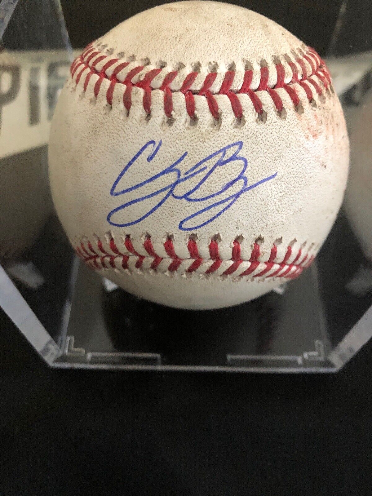 Cody Bellinger MLB Game Used Double Baseball 7/9/18 Career Hit #204 Double #44