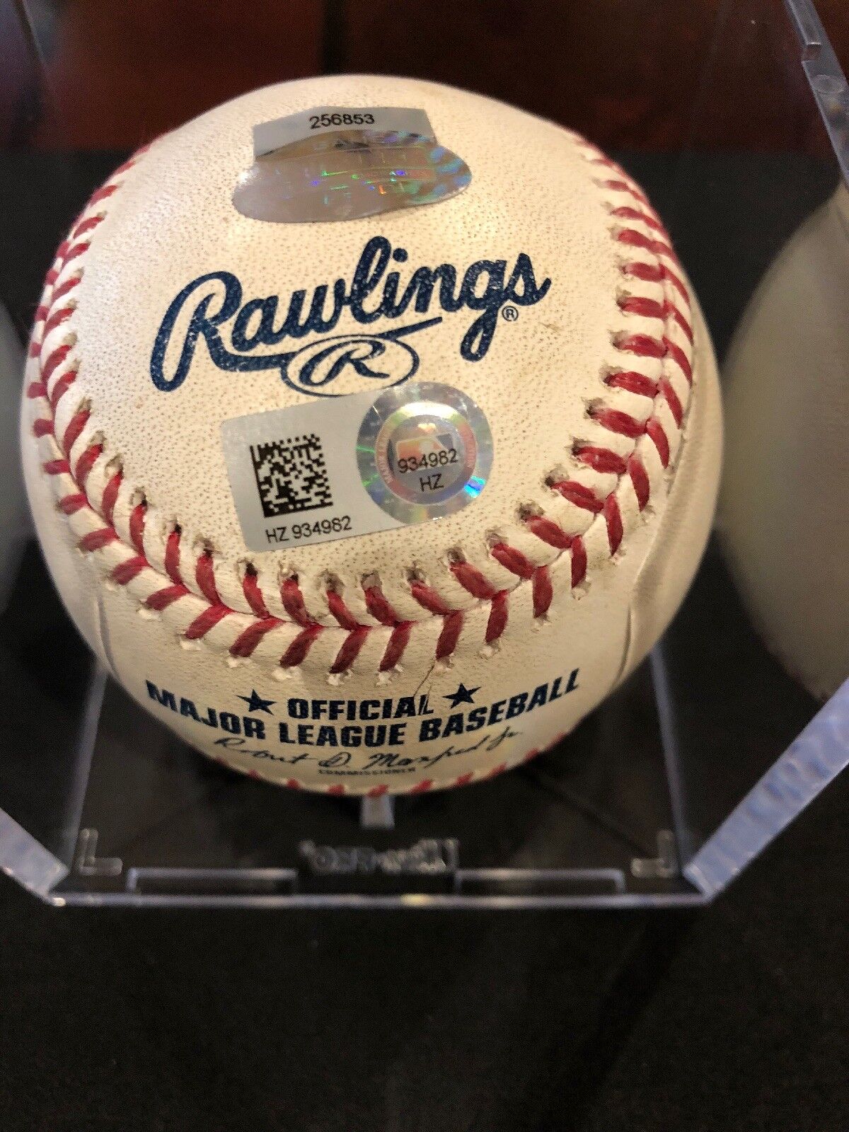 Aaron Judge MLB Game Used Rookie Year Baseball 9/17/2017 Yankees vs Orioles