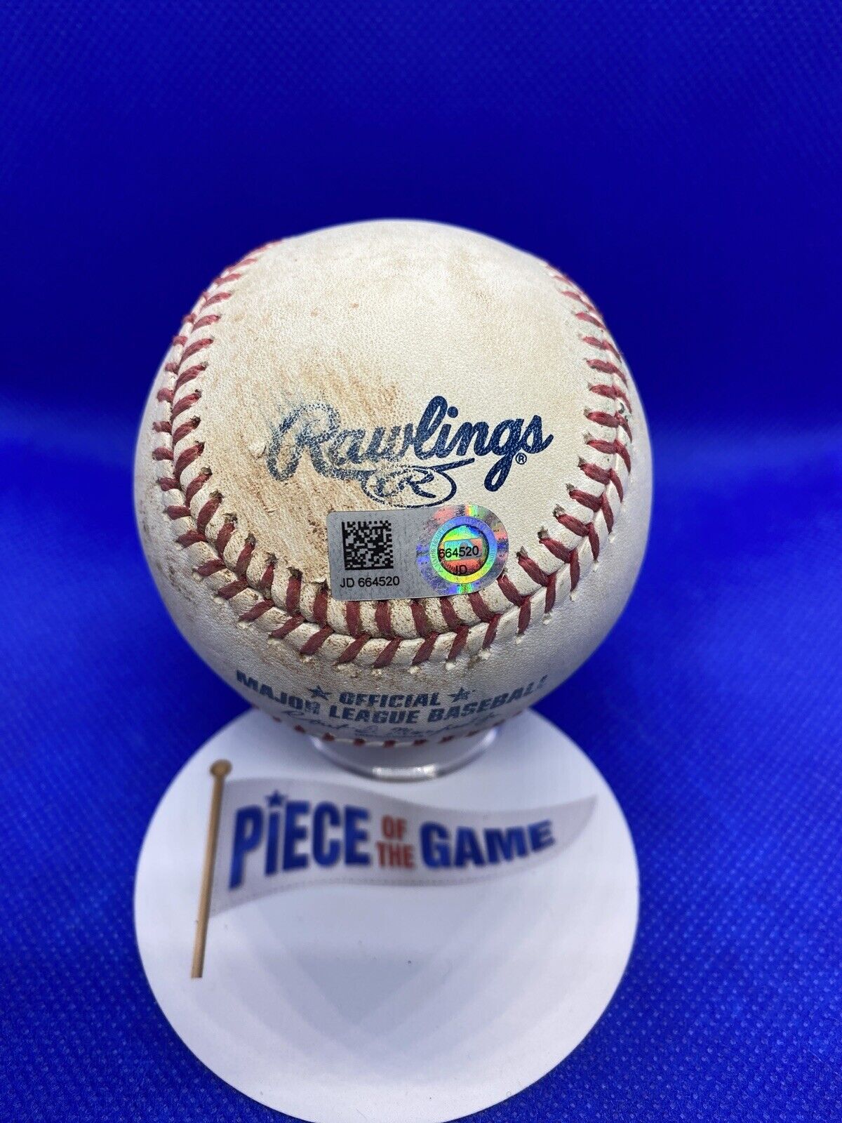 Meibrys Viloria MLB Game Used Double Baseball 8/16/19 Career Hit #20 Royals