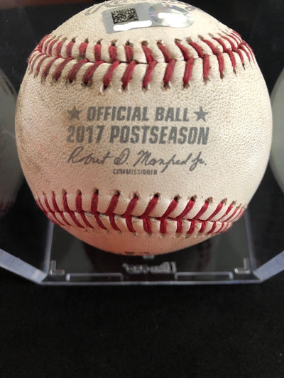 Aaron Judge MLB Game Used Post Season Baseball 10/9/2017 Yankees vs Indians