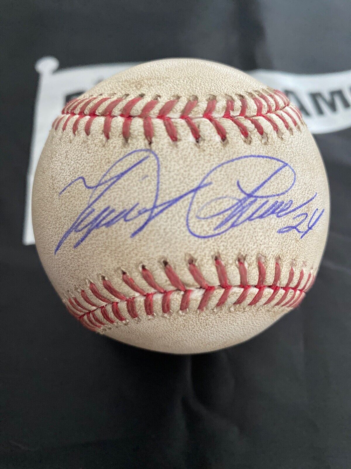 Miguel Cabrera MLB Game Used Double Autographed Baseball Career Hit #2538 Tigers
