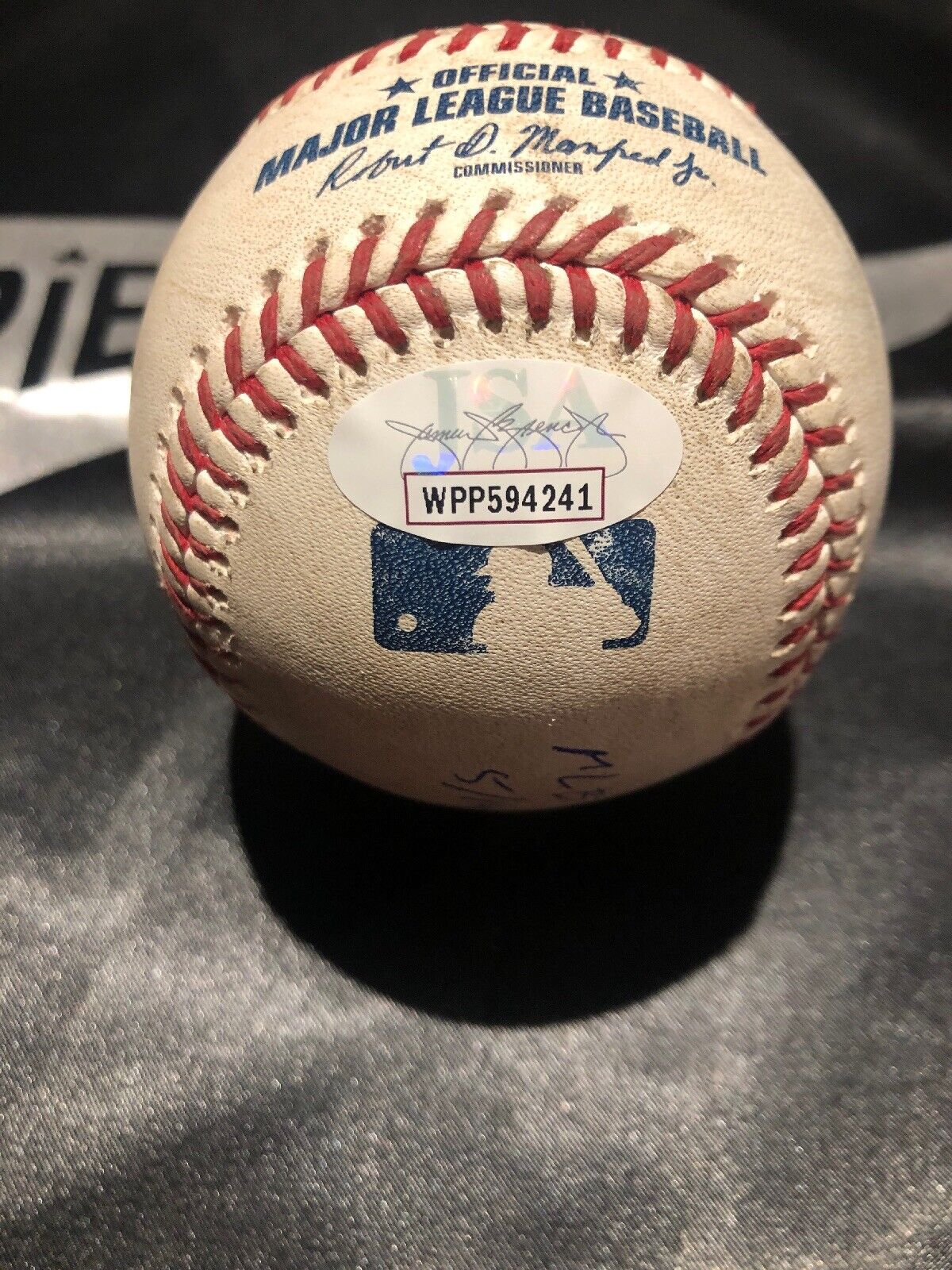 Keston Hiura Game Used MLB Authenticated First MLB At Bat Auto Baseball 5/14/19